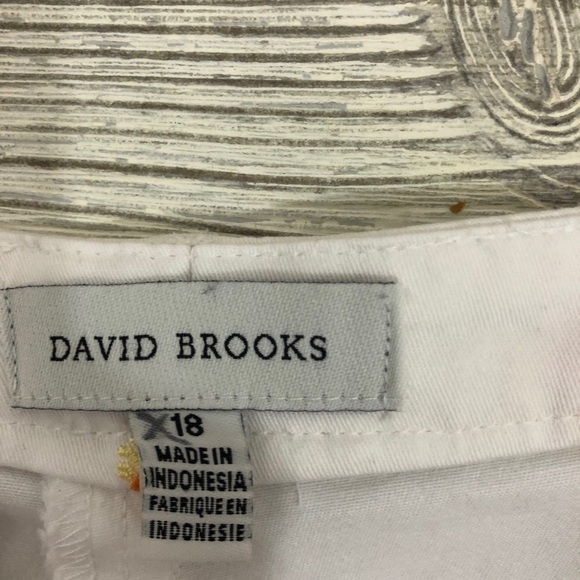 David Brooks Embroidered Golf Bag Shorts - Picture 3 of 4